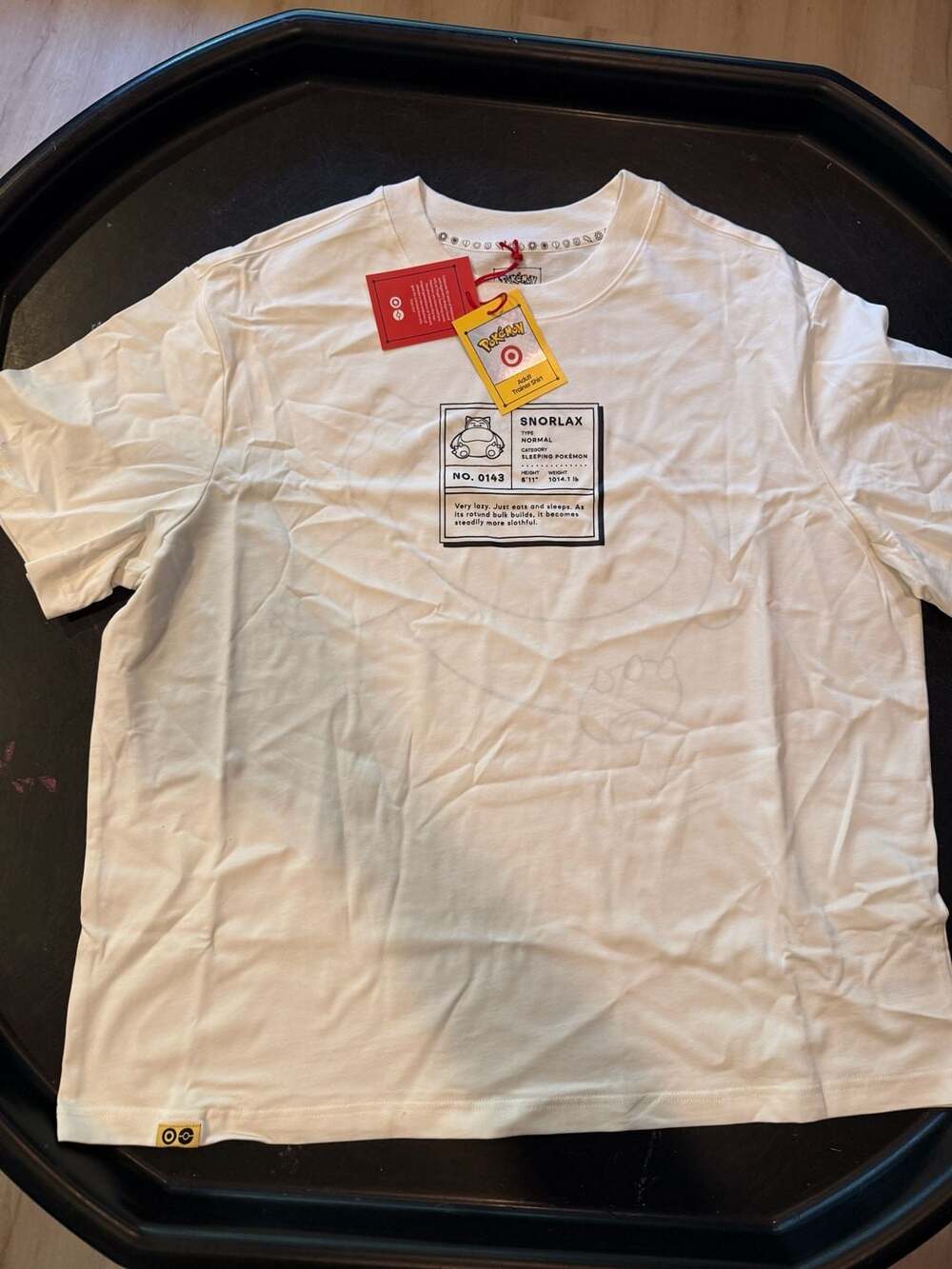 Pokemon x Target Snorlax Pokedex Entry Graphic T-Shirt